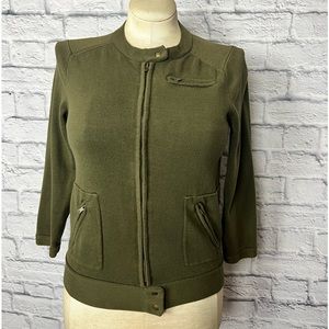 Anthropologie Yellow bird sweater jacket M